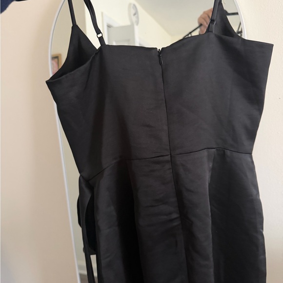 Lulu's Black Ruffle Mini Dress - Picture 3 of 6